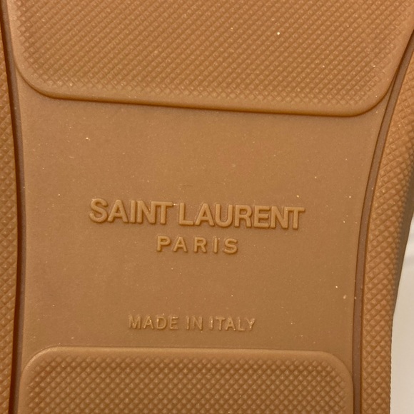 NWOT Saint Laurent White and Red Leather Sneakers - Picture 11 of 12